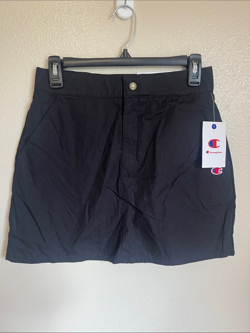 Champion Black Sport Skirt with Logo